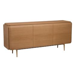 Buffet 3 portes Clark -  Marron Rectangle Mdf Amadeus 180x45 cm - marron Bois manufacturé 3520071972602_0