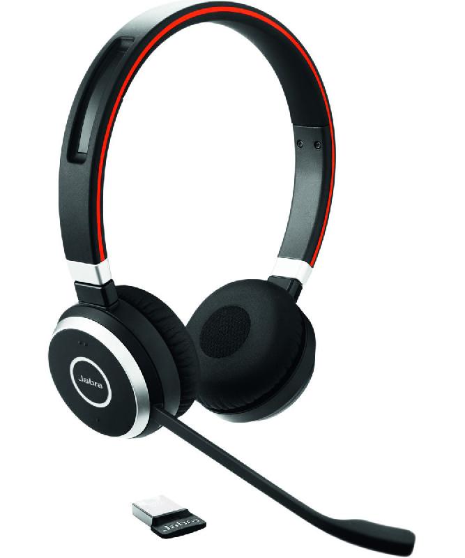CASQUE SANS FIL BLUETOOTH DUO AVEC MICRO ANTIBRUIT EVOLVE 65 JABRA NOIR Comparer les prix de