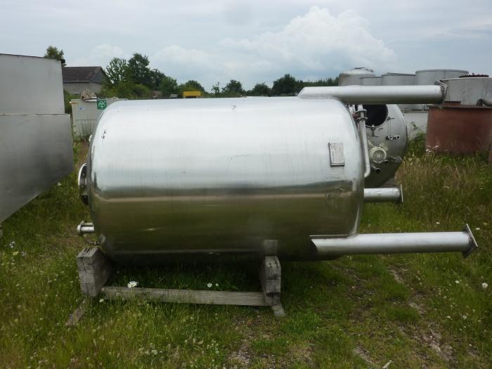 Cuve simple enveloppe agitee 3000 litres d'occasion_0