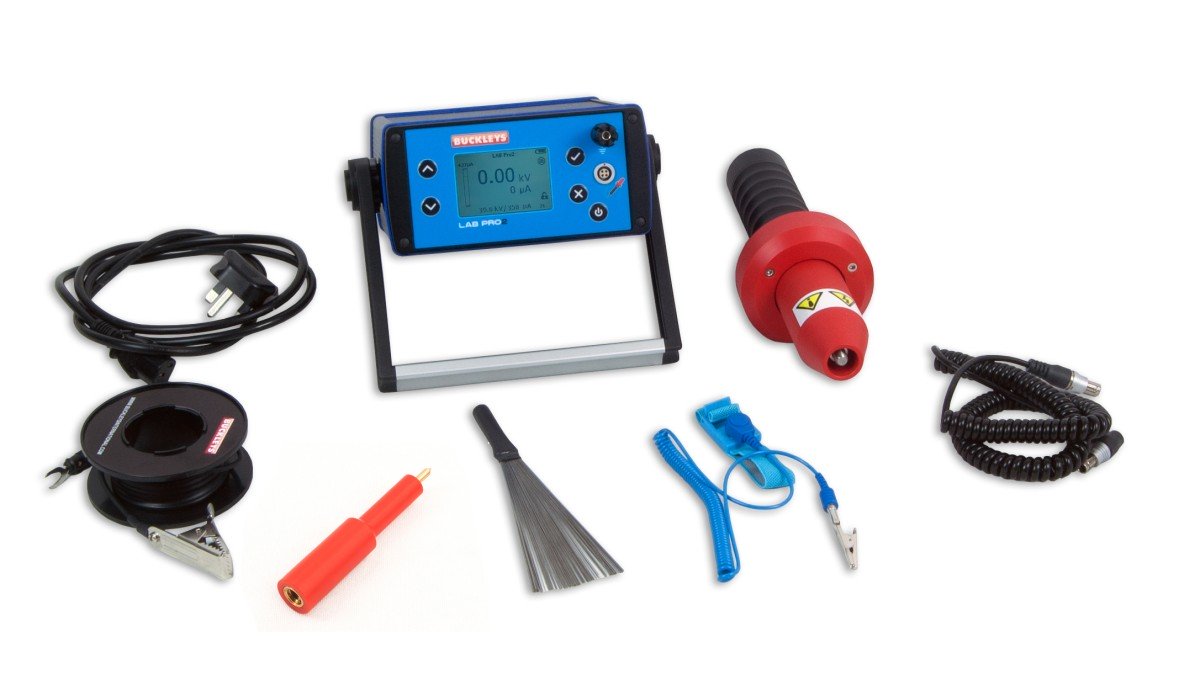 Détecteur de porosité alimenté par secteur - Lab Pro2 avec accessoires et électrodes_1
