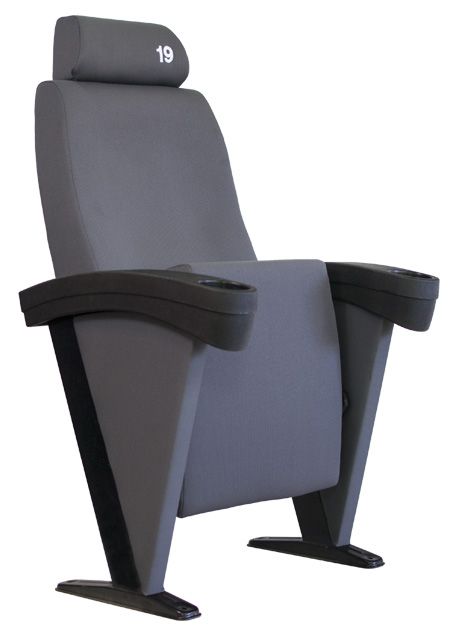 Ez12 - Fauteuil de cinéma - Ezcaray - Tapissé avec siège rembourré, accoudoirs en polypropylène et cadre en acier_0
