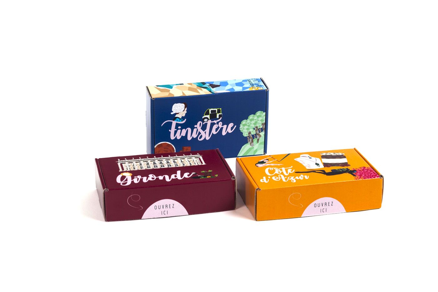 Boîte cadeau et d'expédition personnalisée FEFCO 427 - Smartpack - 35x25x10 cm - Micro-cannelure 1,6 mm_0