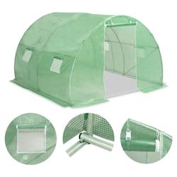 Helloshop26 - Serre tente abri plante fleur légumes 9 m² 300 x 300 x 200 cm vert 02_0044456 - 3000220159554_0