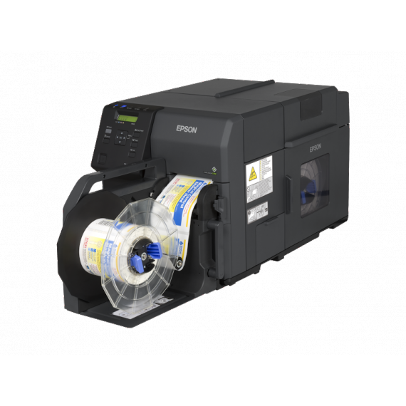 Imprimante d'étiquettes couleur jet d'encre - Pack e-liquide Epson Colorworks C7500G avec enrouleur_0