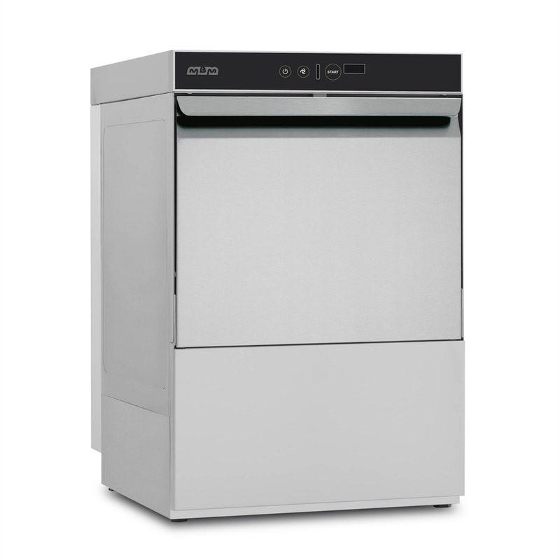 Lave-verres professionnel MBM LB423 - panier 40 x 40 - affichage digital et 3 programmes de lavage_0