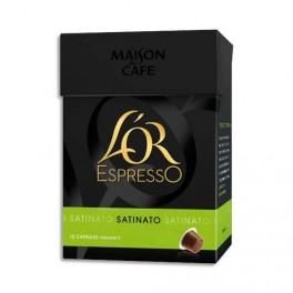 MAISON DU CAFE PAQUET DE 10 CAPSULES DE CAFÉ  L'OR ESPRESSO SATINATO