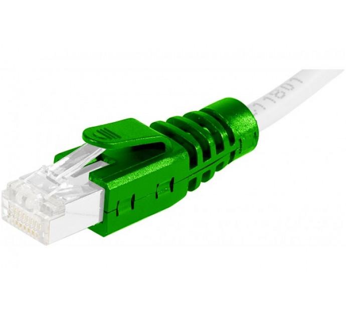 Manchon RJ45 vert clipsable - diamètre 6 mm - lot de 10 pièces - réf. 253015_0