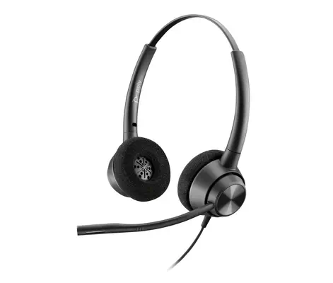 Micro-casque Poly EncorePro 320 binaural avec fonction Quick Disconnect TAA_0