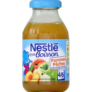 Nestle P Tite Boisson Jus Pomme Peche Des 4 6 Mois Cl Telemarketpro Fr Hellopro
