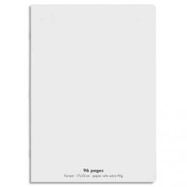 NEUTRE CAHIER PIQÛRE 96 PAGES SEYÈS 24X32 COUVERTURE POLYPRO GRIS