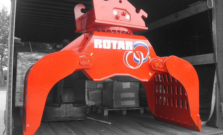 Pince de démolition et de tri Rotar RG 60-N - tête rotative puissante et coques résistantes en acier HARDOX_0