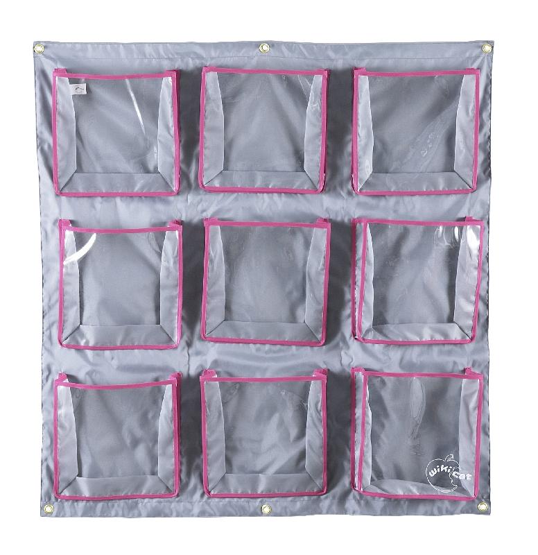 Pochettes de rangement murales pour crèches - 3, 6 ou 9 pochettes - Toiles robustes et lavables_0