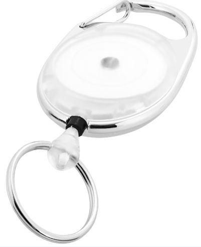 Porte-clé à boucle extensible Gerlos - Plastique ABS - Avec clip mousqueton_0