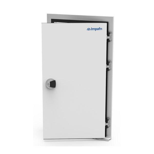 Porte pivotante frigorifique commerciale IH1 - cadre aluminium, isolation optimale, jusqu'à -40°C_0
