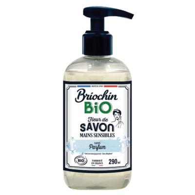 Savon mains liquide Briochin Bio peaux sensibles sans parfum 290 ml_0