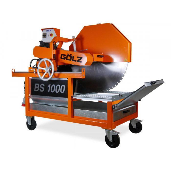 Scie électrique triphasée de maçon BS1000 + Disque BS30 Ø 1 000 mm - GOLZ - 02829002020/1000_0