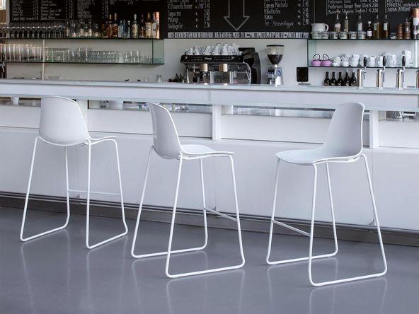 Lot de 4 chaises hautes Epoca en polypropylène_0