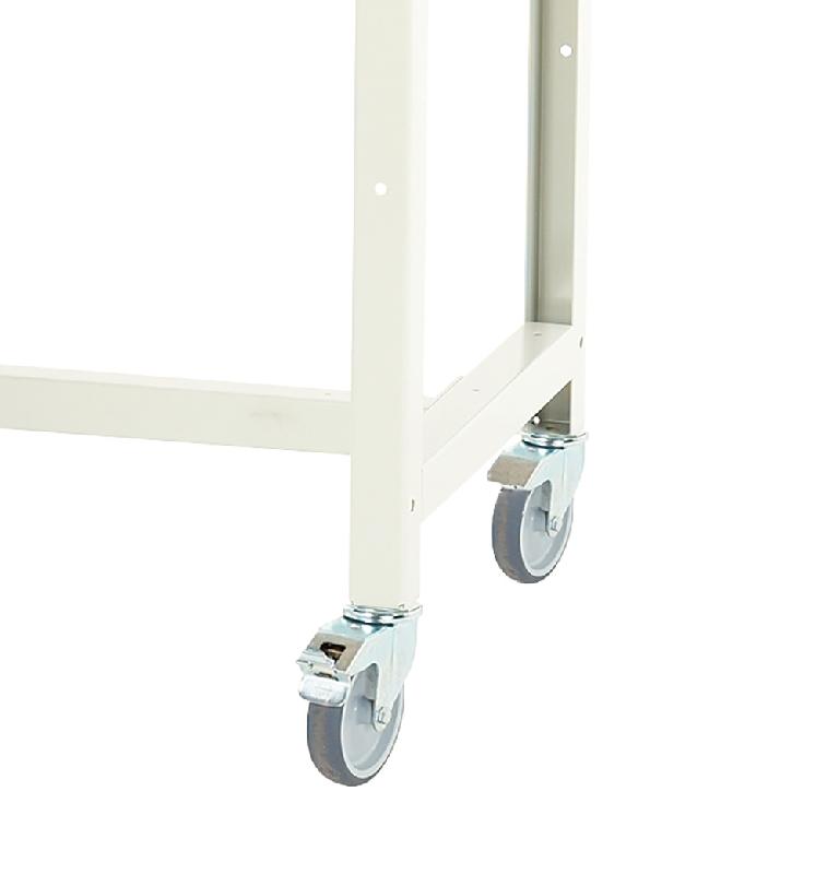 Desserte Verso Roulante avec Porte et Plateau Multipli - Structure Acier Robuste - 700x600x930 mm_1