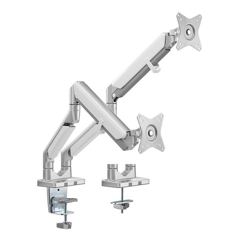 LogiLink BP0088 - Support d'écran plat pour bureau 81,3 cm (32'') avec pince, réglable en hauteur - Argent_0