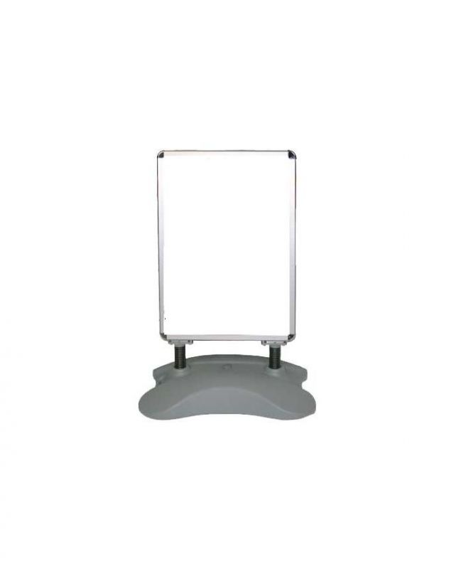 A1 WINDUA1 - Stop trottoirs auto-signalétique - Chevalet format A1 (60 x 80 cm) avec base lestable et roulettes_0