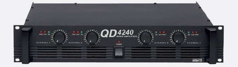 Amplificateur QD4240 - 4x40 Watts sous 8 Ohms avec limiteur intégré - Inter-M_0