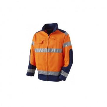 BLOUSON HV CL2 LUK LIGHT ORANGE/MARINE TXXS_0