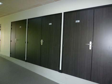 Crouzi feu 06/2v - Bloc-porte plein EI 60 - Crouzilles avec huisserie bois exotique et plusieurs variantes_0