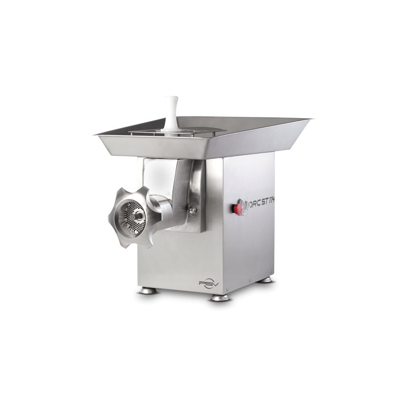 Hachoir de laboratoire DRC 114ST - Inox AISI 304 - Réducteur surpuissant - Double coupe D114 - 5,5CV_0