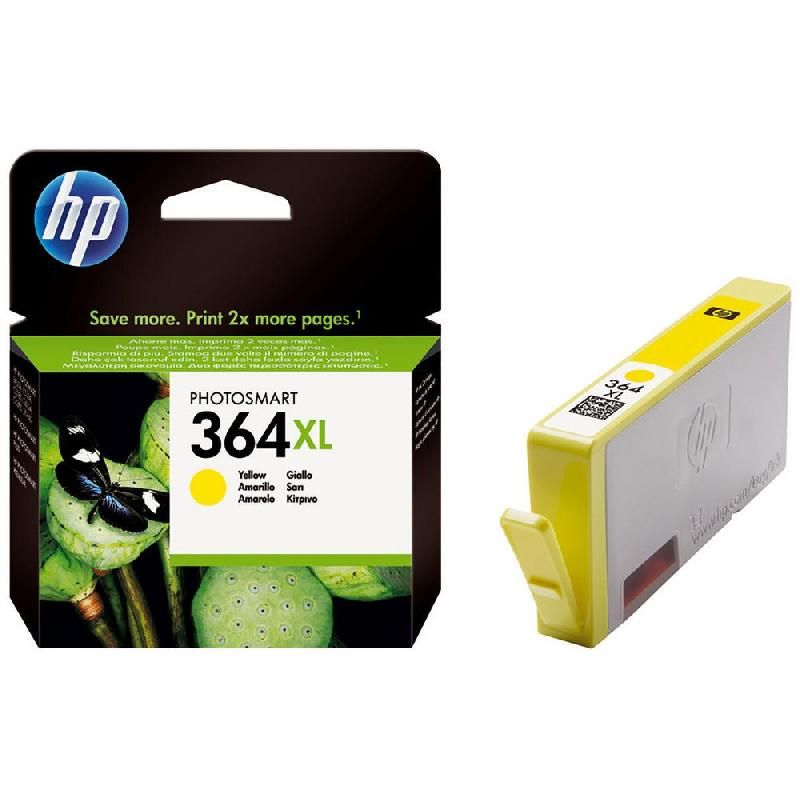 HEWLETT PACKARD CARTOUCHE D'ENCRE 364XL (CB325EE#BA1) - GRANDE CAPACITÉ - COULEUR: JAUNE