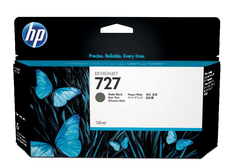 HP 727 cartouche d'encre DesignJet noire mate, 130 ml_0