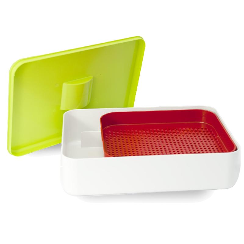 La Croquetera - Tamis à farine/chapelure 33 x 23 x 9 cm - multicolore plastique LC034_0