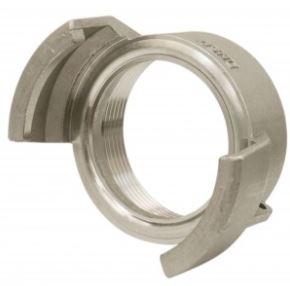 Raccord guillemin inox 304 - femelle sans verrou 080FI - filetage BSP - température -10°C à +180°C_0