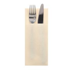 Starpak Pochettes à couverts, airlaid pliage 1/8 40 cm x 33 cm crème pack 480 - beige textile 86764_0