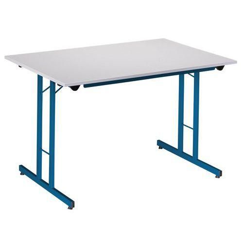 Table enfant pliante carrée 61cm / 2-4 personnes - Table pliante