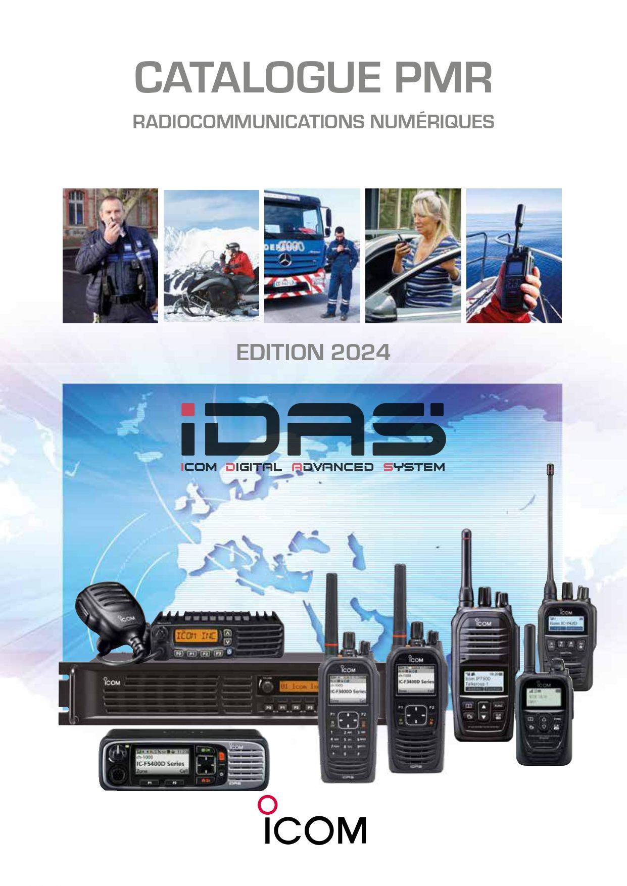Talkie walkie - Radiocommunication professionnelle numérique PMR dPMR ICOM avec technologie NXDN_0