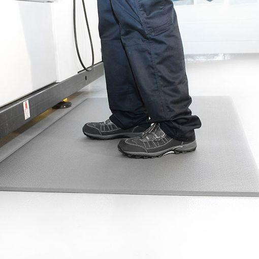 Tapis anti-fatigue - 9,4 mm d'épaisseur - Isolation froid/bruit - Surface antidérapante_0