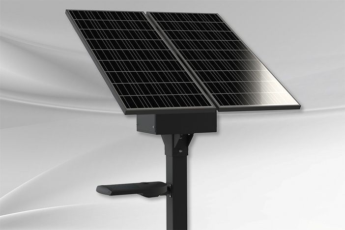 Lampadaire solaire durable et performant - TX150 et TX300 - Vision Solaire inc - Idéal pour l'éclairage de grande surface_0