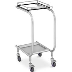 Uniprodo - Uniprodo Chariot Porte-Poubelle Support Sac Poubelle Support pour Sac Poubelle (Assemblage Facile, 4 roulettes, Dont 2 avec Frein, - multi-_0