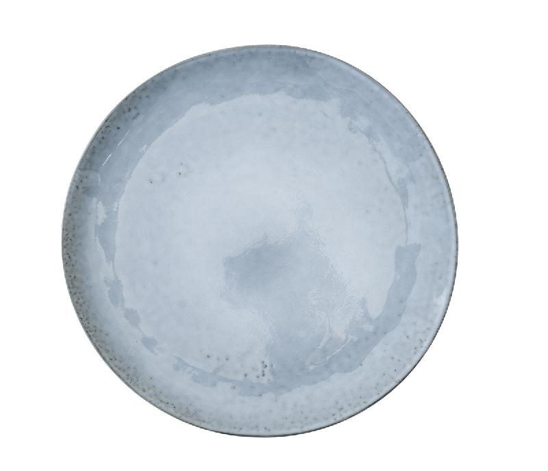 ASSIETTE PLATE ROND BLEU GRÈS Ø 20 CM SKY PRO.MUNDI