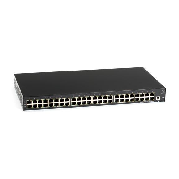 Black Box LPJ024A-F - Adaptateur et injecteur PoE Gigabit Ethernet - 24 ports RJ-45 - Certification cUL/UL_0