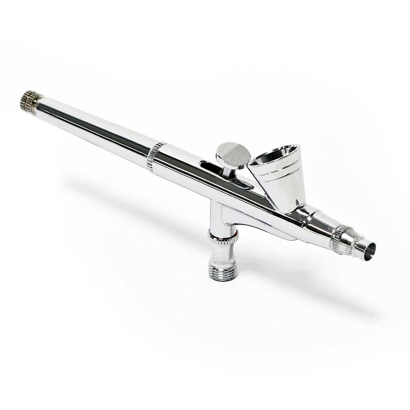 Aérographe professionnel - Régulation double - Diamètre de buse 0,3 mm - Gobelet métallique 2 ml - Réf. 16_0000794_0