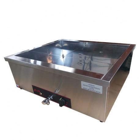 Bain-marie professionnel monophasé 698x600x255 mm capacité gn 2/1 avec vidange en largeur - RBM153_0