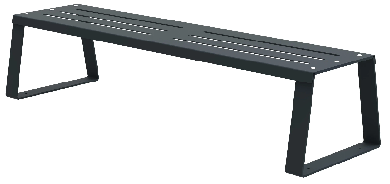 Banquette ballade metal - gris anthracite_0