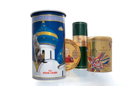 Boîtes alimentaires décorées cylindriques - autres modèles disponibles_0