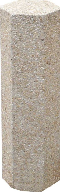 Borne anti-stationnement hexagonale en béton pratique et robuste - VIBON_0