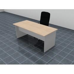 Bureau individuel Tono - pieds bois - Mobel Linea - plusieurs dimensions et coloris disponibles_0