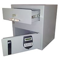Caisse Temporisée Tout acier - agréée camca - protection 40mm - porte à pivots intérieurs_0