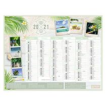 CALENDRIER SEMESTRIEL MURAL 2026 - EXOTIQUE - 32 X 42 CM