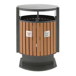 Poubelle plastique extérieur