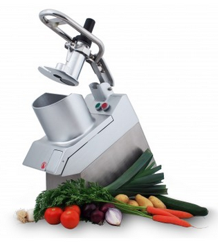Coupe-légumes en inox avec 5 disques inclus - 750W - Usage professionnel_0
